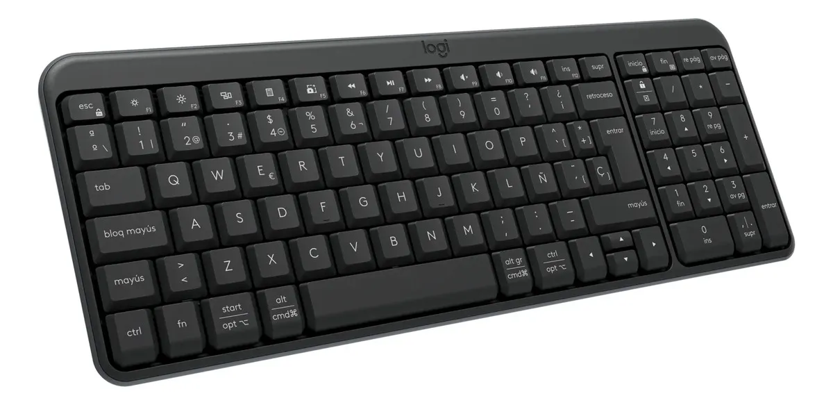 Teclado Logitech K250 Inalámbrico Bluetooth Negro