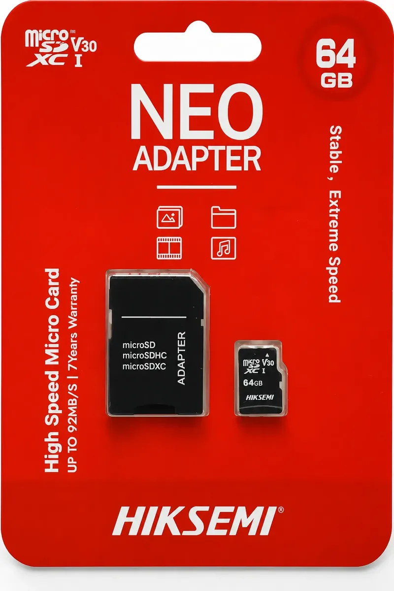 Memoria MicroSD Hiksemi HS-TF-NEO 64GB Clase 10