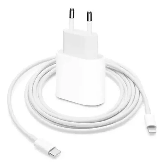 Cargador Apple con Cable Usb-c Lightning Para iPhone 20w